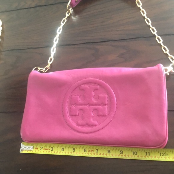 👛Tory Burch Raspberry/Pink Purse 👛 - Picture 4 of 9